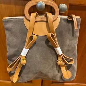 Clare Vivier NWOT suede backpack, rare model.
